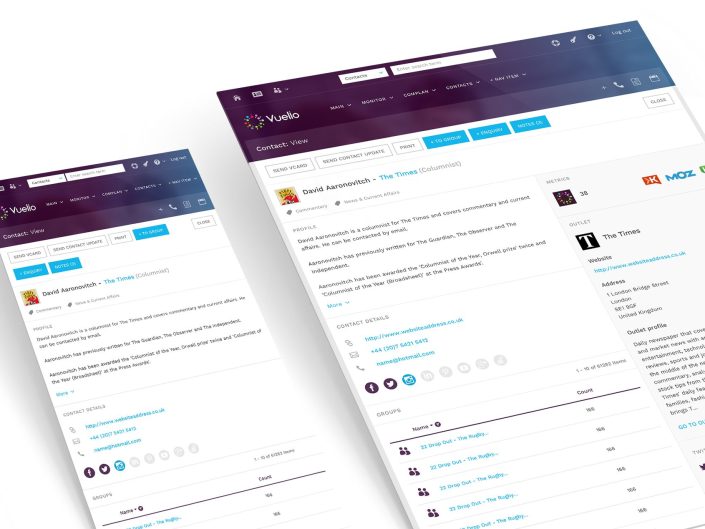 Super User Studio – Vuelio media database